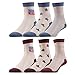 Ristake Womens Ankle High Sheer Transparent Socks Mid-Calf Short Stockings Casual Tight Hoisery Socks Thin Skin Color Socks for Women, 6 Pairs, Multicolor