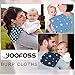 Yoofoss Baby Burp Cloths 4 Pack Triple Layer Burping Rags Soft and Absorbent for Boys Girls