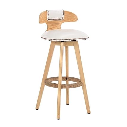 Amazon Com Seeksung Barstools Wood Bar Kitchen Breakfast Dining