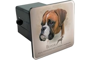 GRAPHICS & MORE Boxer Dog Breed Tow Trailer Hitch Cover Plug Insert 2"