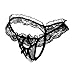 FasiCat Womens Lace Cheeky Hipster Panty Pearl Underwear Lingerie for Women