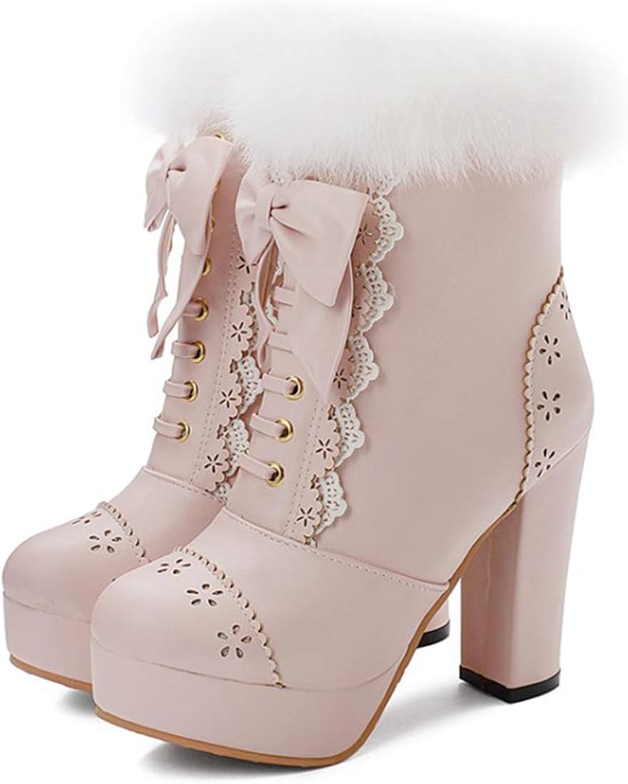 cos chunky heel pumps