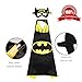 Capes Girls Superhero Toddler Costumes Super Hero Kids Toys Satin Comics Cartoon Dress Up Felt Masks Costume Set Children Super Hero Theme Halloween birthday Christmas Gifts Party 4roles(girls)