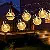 Solar String Lights Outdoor 24Ft 50 LED Tuin Solar Lights Waterdichte Crystal Globe Indoor/Outdoor Fairy Lights…