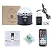 CHINLY LED Disco Ball Light MP3 Music Speaker USB Portable 9W 9color Modes Dance Hall Strobe Light Mini LED Stage Light Party Light for Wedding Party Bar Club DJ KTV (with Remote & US Plug)