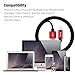 Lightning Cable 6ft, Tenfly Premium 2M 6ft High Speed Lightning Charging Cord Strong Material Braided Tangle-Free Charge & Sync USB Data Cables for Apple iPhone / iPad (iOS)
