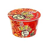 Ottogi Ã¬Â½â€¢Ã¬Â½â€¢!Ã¬Â½â€¢ Ramen Bokki Cup Noodle 4 Pack of 4.23oz Spicy Ramen Soup and Tteokbokki Flavor Spicy Ramen Soup and Tteokbokki Flavor (Spicy Rice Cake Dish).