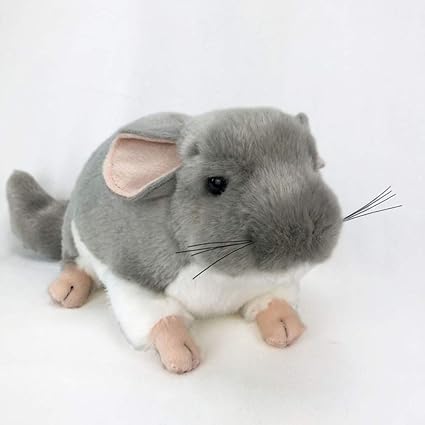 realistic chinchilla stuffed animal