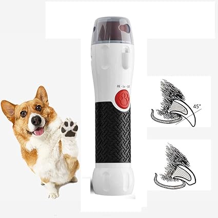 Zyt Electrique Lime à Ongle Pour Chien Avec Lumière Led