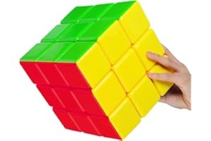 IRRDFO Super Big 3x3 Speed Cube, Stickerless Large Cube 3x3 Puzzle Toys (18cm)