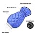 EZYKOO 2 Pack Ice Scraper Mitts Waterproof Windshield Snow Scraper Glove,Snow Ice Scraper for Car Truck-Blue