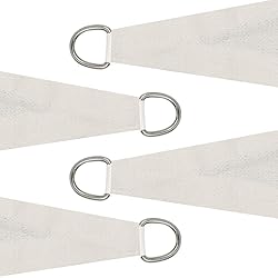 Lulu Home 16'x16'x16' Triangle Sun Shade Sail, UV