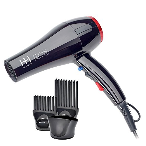 Click Here to See More Images Hot & Hotter Ceramic Pro 2200 Hair Dryer Blower (50% More Airflow) Adds Volume & Shine