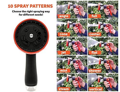 4 ALMA+Garden+Hose+Nozzle+Heavy+Duty