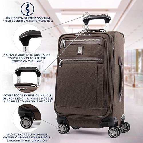 Travelpro Luggage Platinum Elite 21” Expandable Carryon Spinner Suiter