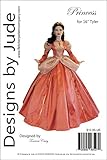Princess Gown Printed Sewing Pattern for 16" Tyler Wentworth Dolls Tonner