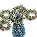 Taloyer 10Pcs Mini Artificial Berry Branches Flowers Wreath Christmas Garland Pendant Decoration Wedding Party DIY Scrapbooking Crafts