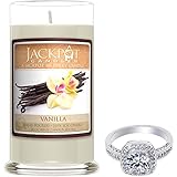 Vanilla Candle with Ring Inside (Surprise Jewelry Valued at $15 to $5,000) Ring Size 7