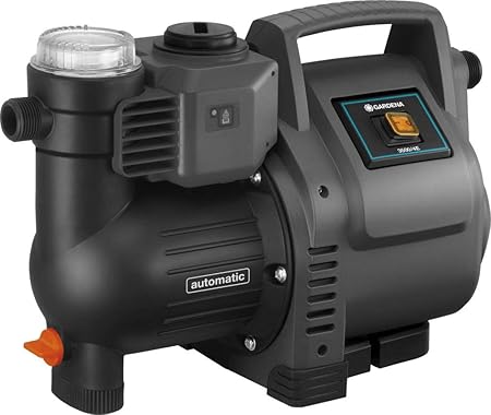 Gardena 01757-61 Haus-& Gartenautomat 3500/4, 800 W, Schwarz, Orange