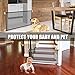 Pet Safety Gate Magic Dog Gate Magic Gate for Dog,43.3