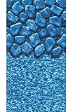 Smartline Boulder Swirl 20 Gauge Above-Ground Swimming Pool Overlap Liner | 48