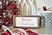 Cam n Honey Reversible Hello Fall | Merry Christmas Rustic Wood Sign | Farmhouse Home Thanksgiving and Holiday Decor | Farmhouse Wall Decor Signs for Fall