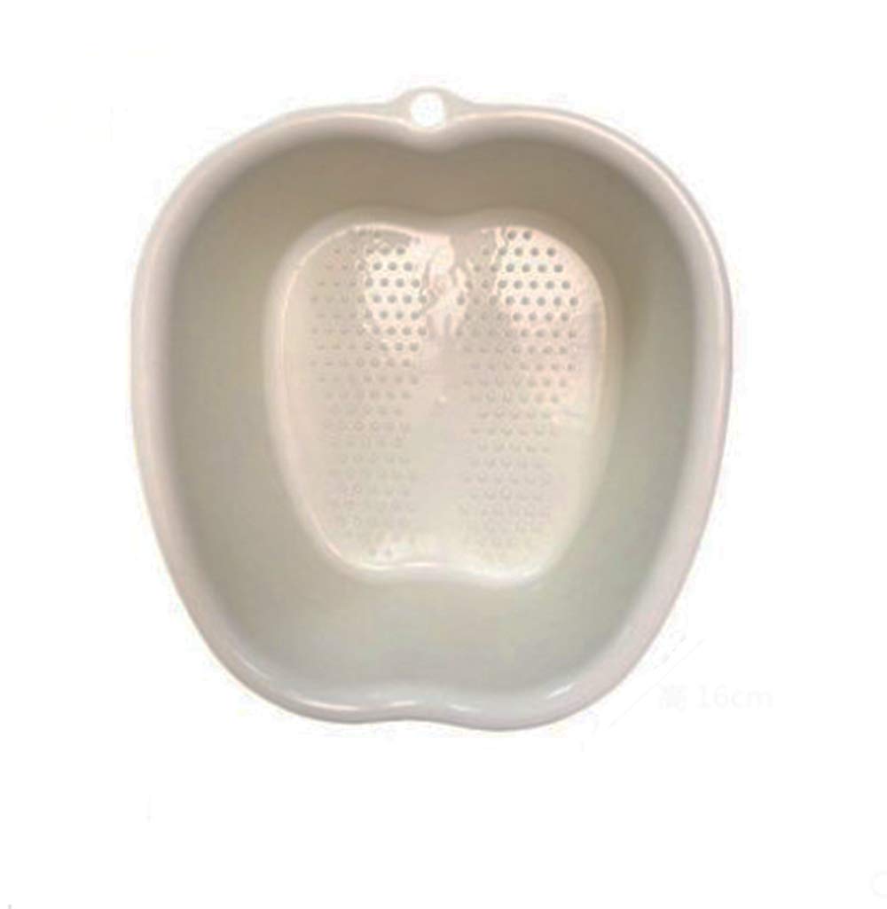 Foot Soaking Bath Basin Large Foot Spa Bowl Foot Bath Spa Massage Tub Massage for Soaking Foot,Toe Nails, and Ankles,Pedicure,Improved Sturdy Portable Foot Tub White