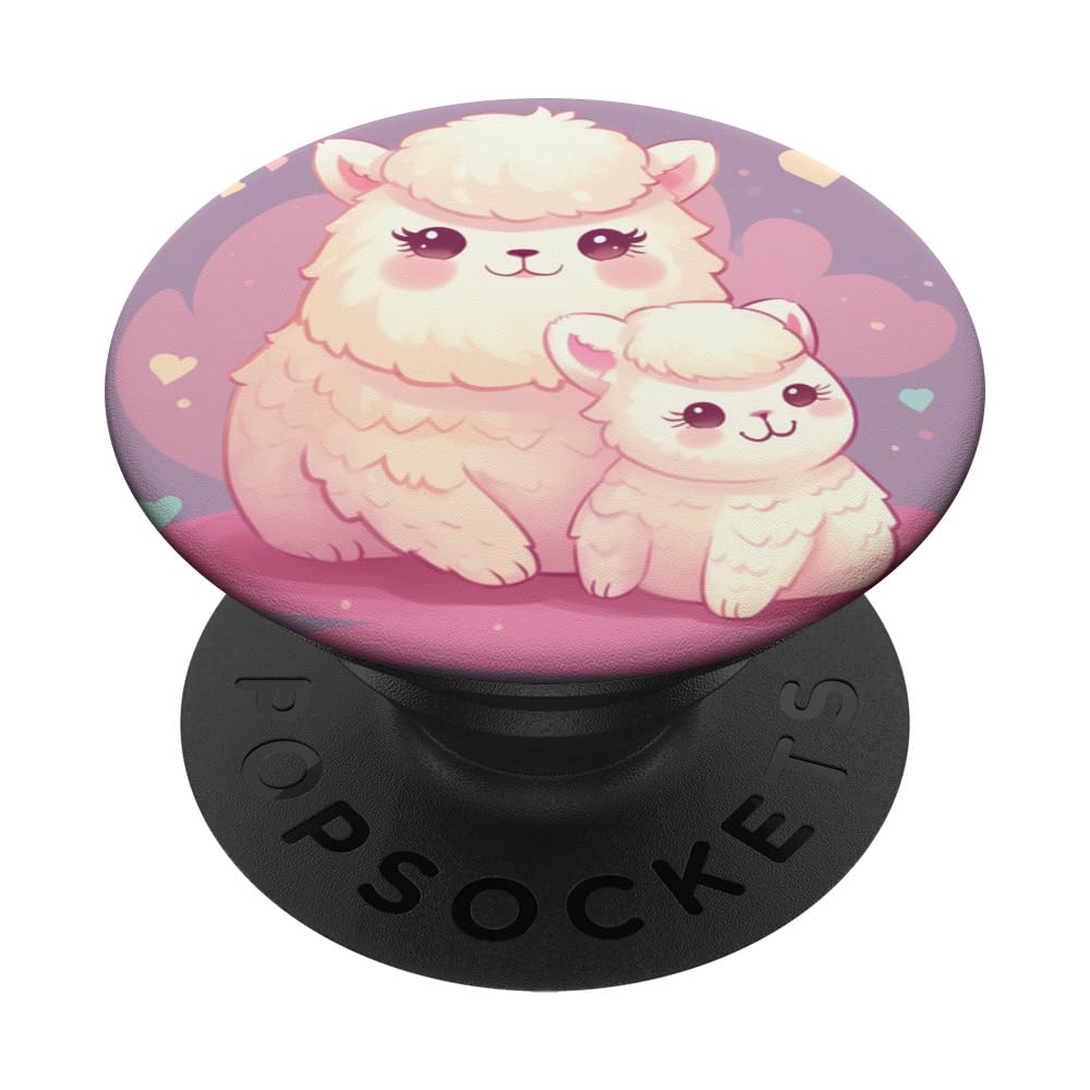 Cute Lama PopSockets Swappable PopGrip