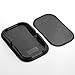 MECO(TM) E-PRANCE 100% Brand New Black Car Accessory Rubber Sticky Pad Dash Mount Holder for Mobile Phone / Smartphone / iPhone Non-Slip, Washable Reusable (Size 2)