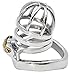 BDSM Stainless steel cock cage male chastity device virginity sex products 275 (cage with 50mm ring)