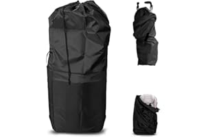 Stroller Travel Bag,Large Foldable Stroller Transport Bags for Airplane Gate Check,Waterproof Travel Carry Bag, Flying Essent