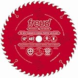 Freud P412 Premier Fusion 12-Inch 48 Tooth Hi-ATB Perma-Shield Coated Saw Blade with 1-Inch Arbor