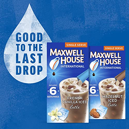 Maxwell House French Vanilla Iced Latte Beverage Mix (48 Packets, 8 Packs of 6) - Image 8