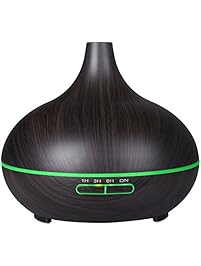 VicTsing 300ml Essential Oil Diffuser, Wood Grain Ultrasonic Aroma Cool Mist Humidifier for Office Home Bedroom Baby Room Study Yoga Spa