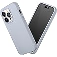 RhinoShield Case Compatible with [iPhone 14 Pro] | SolidSuit - Shock Absorbent Slim Design Protective Cover with Premium Matte Finish 3.5M / 11ft Drop Protection - Ash Grey