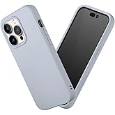 RhinoShield Case Compatible with [iPhone 14 Pro] | SolidSuit - Shock Absorbent Slim Design Protective Cover with Premium Matte Finish 3.5M / 11ft Drop Protection - Ash Grey