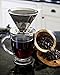 Pour Over Coffee Dripper with Coffee Scoop -- Reusable Permanent Drip Coffee Maker