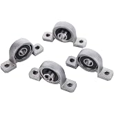 4 Pieces 8mm Bore Diameter Ball Mounted Pillow Block Insert Bearings | Zinc Alloy Inner Ball Mounted Bearing Block Self-Alignment