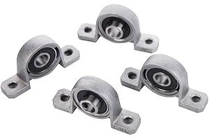 Eowpower 4 Pieces 8 mm Bore Diameter Ball Mounted Pillow Block Insert Bearings