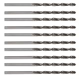 10pc High Speed Steel Twist Drill Wire Size 78 (0.41mm /0.016in) Jewelry Tools