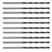 10pc High Speed Steel Twist Drill Wire Size 78 (0.41mm /0.016in) Jewelry Tools