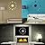 Hiquty Roman Digital DIY Wall Art Home Decoration Wall Clock ( Gold )