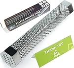 Premium Pellet Smoker Tube 12" - for any Grill or Smoker, Hot or Cold Smoking - Easy, safety and tasty smoking - Hexagon shape - Stainless steel - Free eBook Grilling Ideas and Recipes - LizzQ