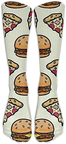Cotton Hamburguesa And Pizza Casual Sports Socks Crew Socks