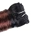 Emmet 8Inch Brazilian Loose Wave Spring Curly Hair Weaves for Bob Wave 2pcs/Lot 50g/pc 100% Human Hair Bob Wave Weft, with Hair Care Ebook (1B/33)