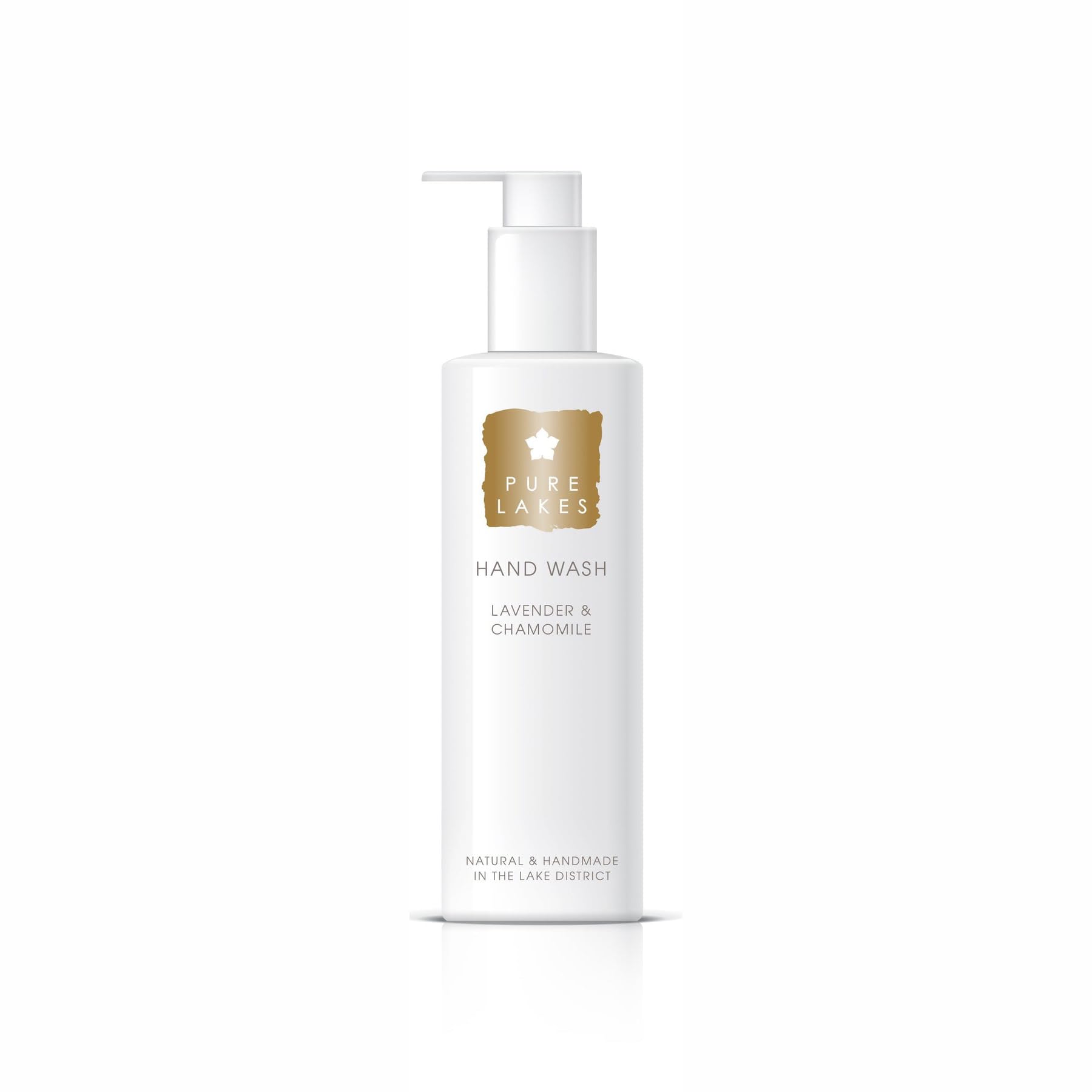 Pure Lakes Natural Hand Wash - Organic & Vegan, 250ml Pump - Handmade in the Lake District (Lavender & Chamomile)