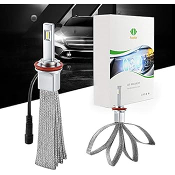 Led Headlight Bulbs CSP H11 48W Adjustable Fanless White 6000LM 6500K IP65 Waterproof Headlight Conversion Kit