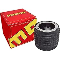 MOMO JET35BK0B Steering Wheel | Black 350mm Leather Racing Wheel