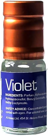 AL ANEEQ Violet Fragrance Perfume Oil 3ml Green Floral Earthy Alpha Ionone Note view 2