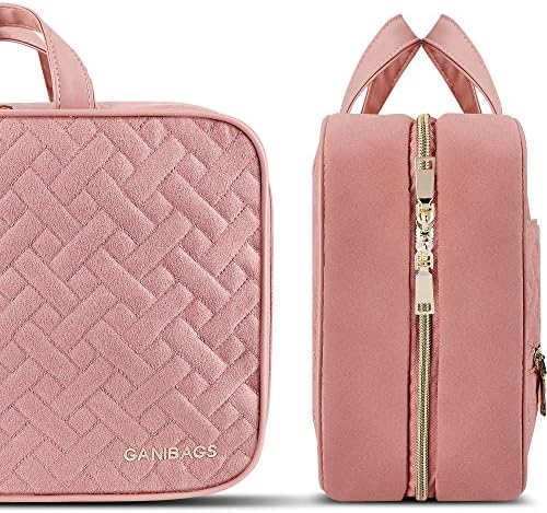 Travel Toiletry Bag for Women, Water-resistant Hanging Makeup Bag, Large Capacity Travel Cosmetic Bag Organizer for Accessories, Full Sized Container, Toiletries 4 Travel Toiletry Bag for Women, Water-resistant Hanging Makeup Bag, Large Capacity Travel Cosmetic Bag Organizer for Accessories, Full Sized Container, Toiletries